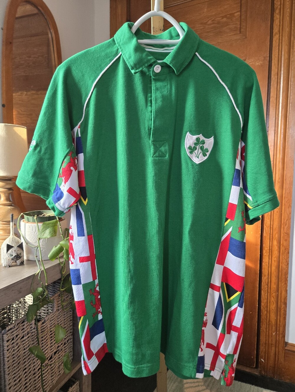 Cotton Traders Retro Ireland Rugby Jersey Medium
